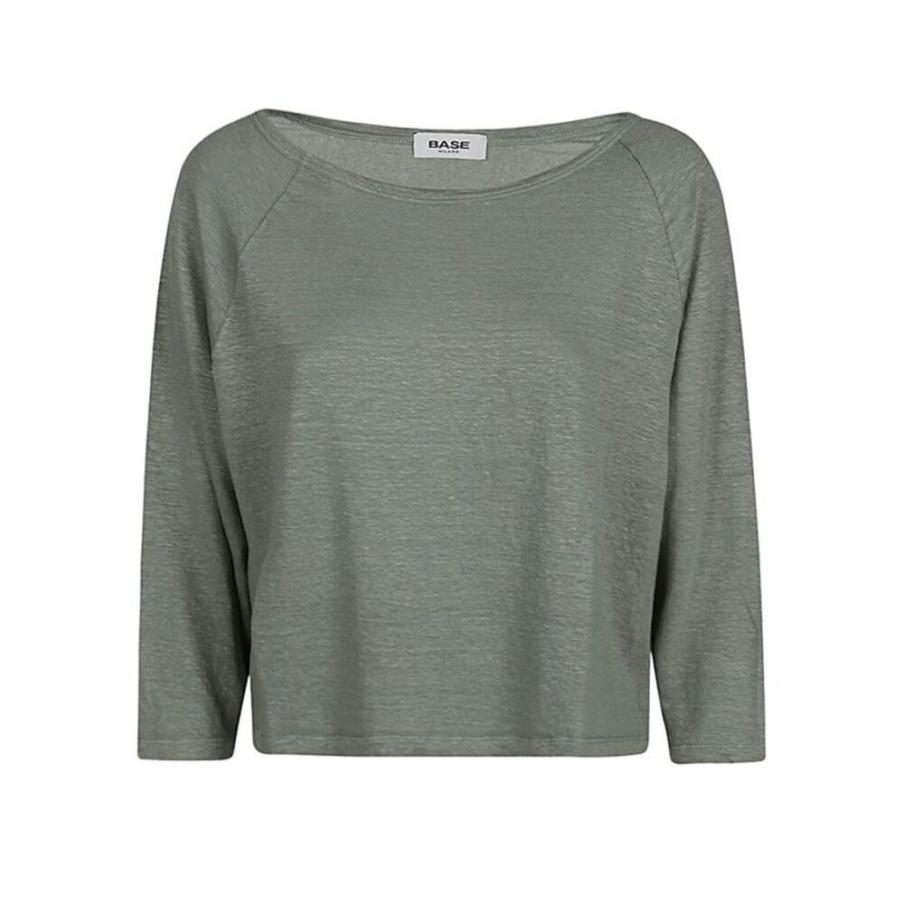 Base Women's Linen Boat-Neck Sweater